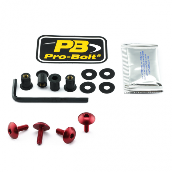 Screen Bolt Aluminium SCR KIT SCREEN 4 XL RD