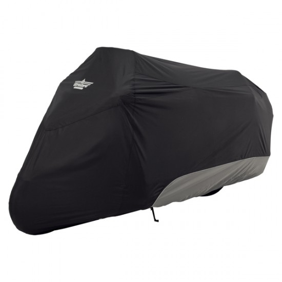Motorcycle Cover OVER TOURING BLK/CHRCL