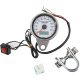 Programmable Mini Electronic Speedometer with Odometer/Tripmeter SPEEDO 2.37"PRO WHT KM/H