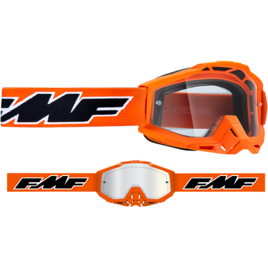 PowerBomb Rocket Motorradbrille, Jugendliche GOGGLE YTH ROCKET OR CLR