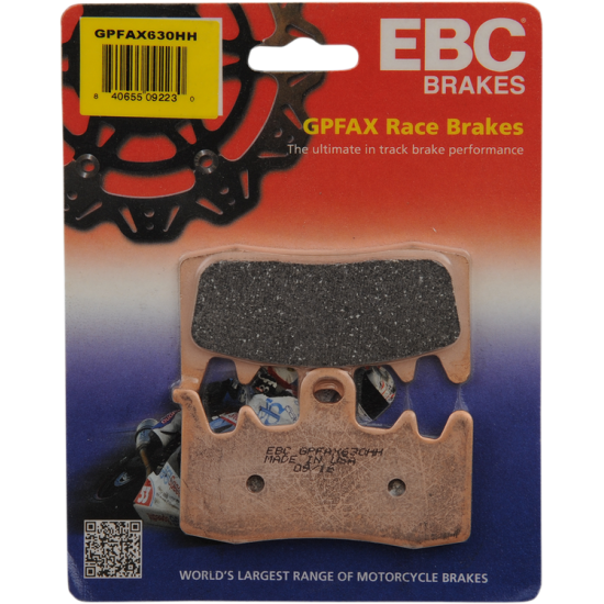 Sintered Road Race "GPFAX" Brake Pads BRAKE PAD SINT GPFAX630HH