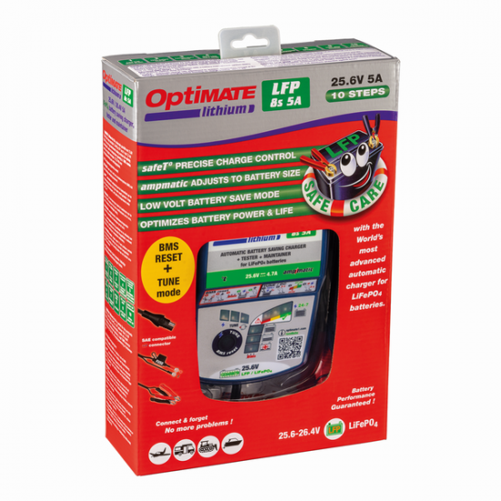 OptiMate Lithium LFP 8s 5A CHARGER OPT LITHIUM 8S 5A