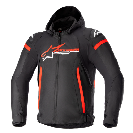 Zaca Waterproof Jacket JACKET ZACA WP BK/RD/W S