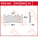 All Round Ceramic Brake Pads BRAKE PAD TRW MCB659