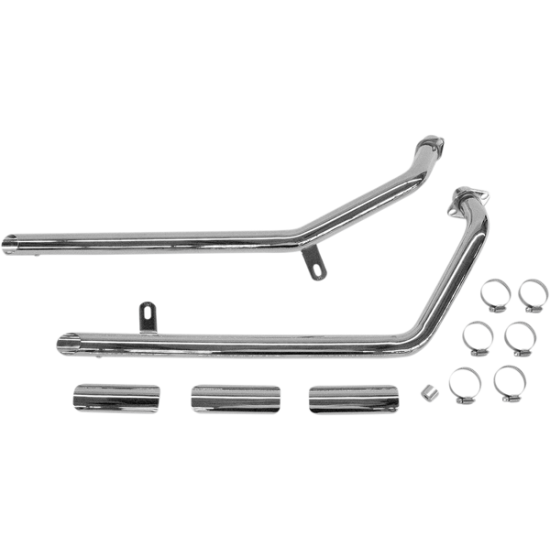 Drag Pipes Exhaust System BLVD DRAG PIPES VLX600