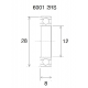 B5 Lager BEARING B5 12X28X8MM