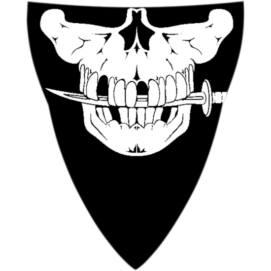 Stretch Skull Half-Face Mask FACE MASK 1/2 PIRATE