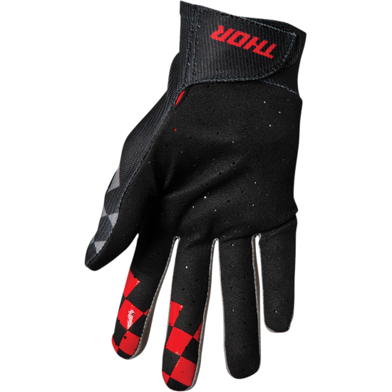 Intense Assist Chex Gloves GLOVE INTENSE CHEX BK/GY 2X