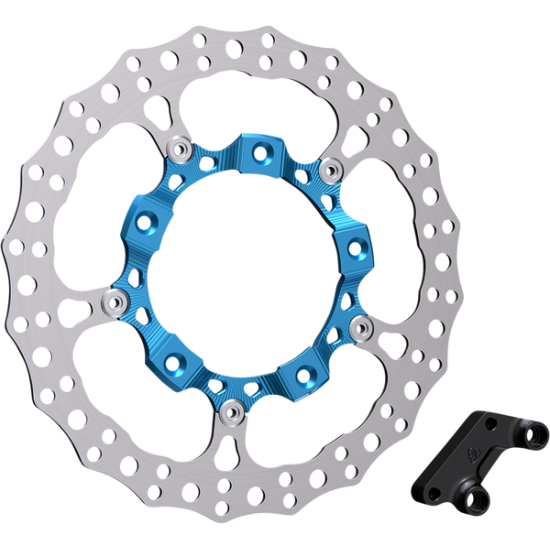 Schwimmend gelagerte Big Brake 14" Bremsscheibe ROTOR 14 FF RH BLUE