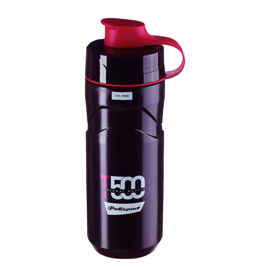 T500 Thermal Water Bottle BOTTLE THERMAL T500 BK/RD