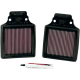 OE Replacement High-Flow Air Filter AIR FIL ZX12R (PAIR)