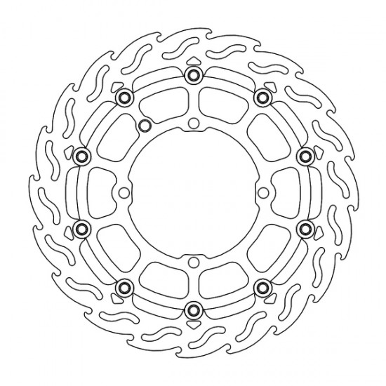 Flame Series Supermoto Street Rotor BRAKE DISC FLAME RACING SM FR