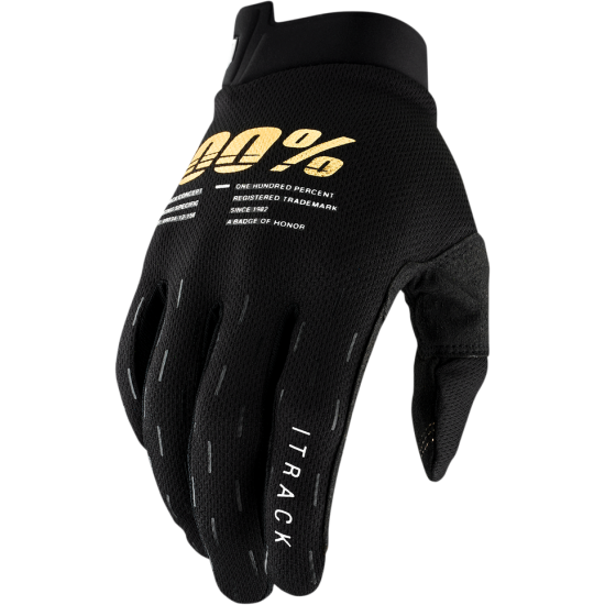 Youth iTrack Gloves GLOVE YTH ITRACK BK MD