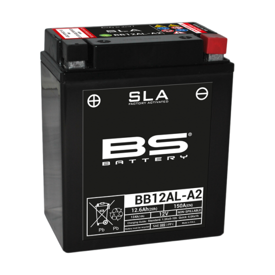 SLA Factory-Activated AGM Maintenance-Free Batteries BATTERY BS BB12AL-A2 SLA