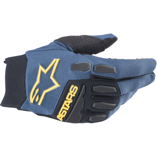 Freeride Fahrrad-Handschuhe GLOVE FREERIDE NAV/YLW M