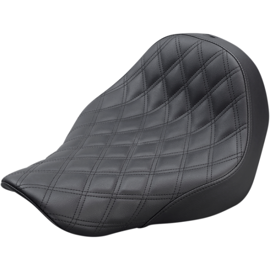 Renegade Lattice Stitch Solo Seat SEAT RENEGADE LS SOLO BLK