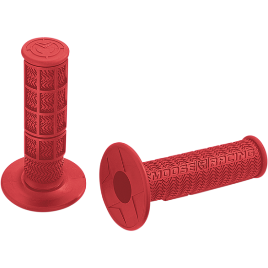 Flange Style Stealth MX Grips GRIP MOOSE STEALTH MX RED