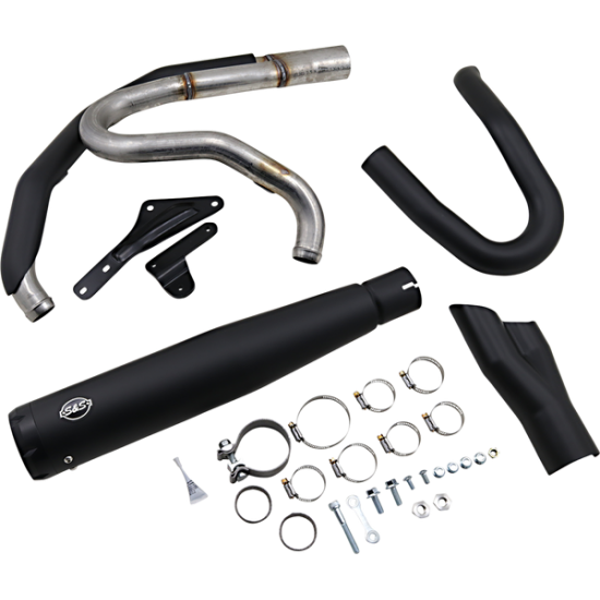 SuperStreet 2:1 Auspuffanlage EXHAUST BLK 2-1RC M8 ST