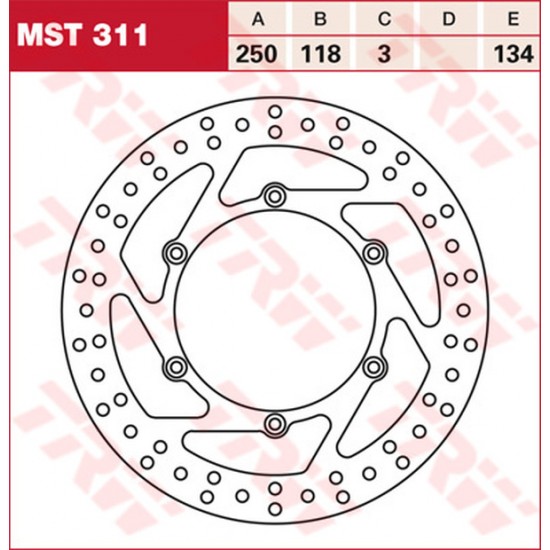 Bremsscheiben ROTOR TRW MST311