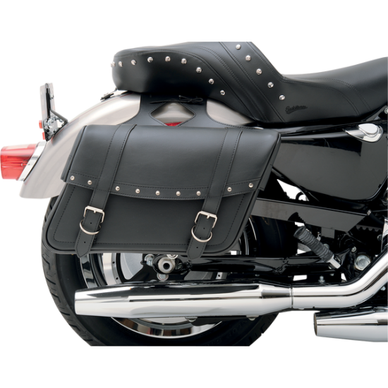 Highwayman Rivet Slant-Style Saddlebags SADDLEBAG SLANT RVT LG