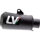 LV-10 Schwarz Endschalldämpfer MUFFLER LV10 FB KAWASAKI