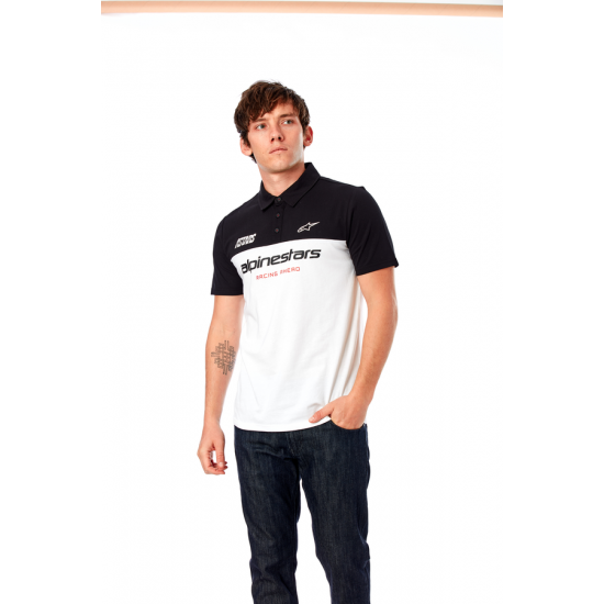 Paddock Polo Shirt POLO PADDOCK WHT/BLK L