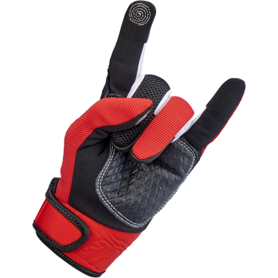 Baja Gloves GLOVES BAJA RED/BLK XS