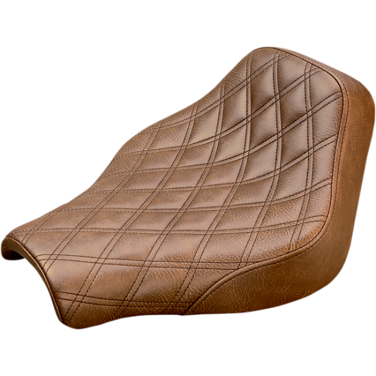 Renegade Lattice Stitch Solo Seat SEAT RENEGADE LS BRN SOLO