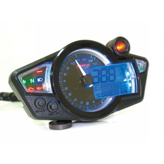 Rx-1N Gp-Style Speedometer With ABE DASH PANEL RX1N BLK/BLU