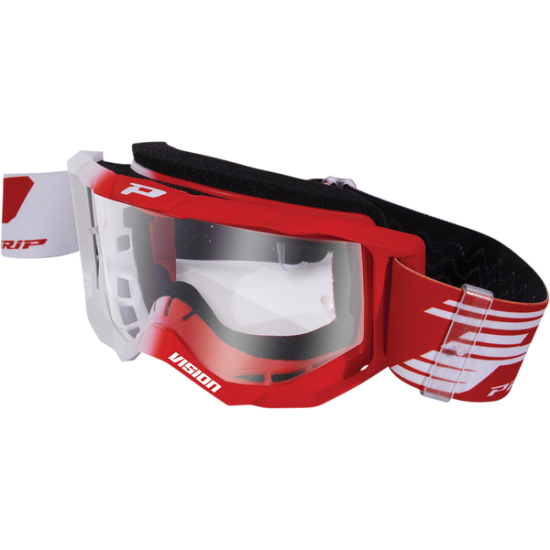 3300 Motorradbrille GOGGLES 3300 WH/RED CLEAR
