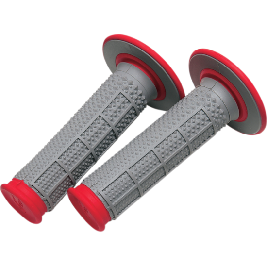 Tapered Dual-Compound Grips GRIP,RENTHAL TAPER RED