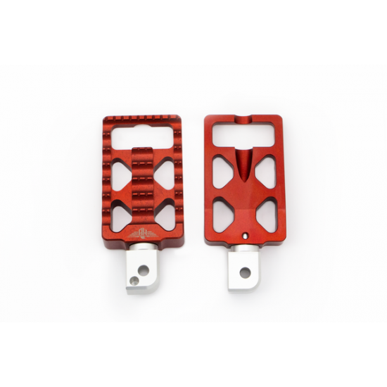 Foot Pegs for Harley FOOTPEGS MX V2 PASSANGER M8 SOFTAIL RED