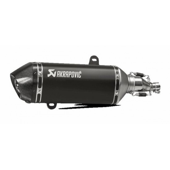 Slip-On Line Muffler SCOOTER MUFFLER SS/CF BLK GTS125