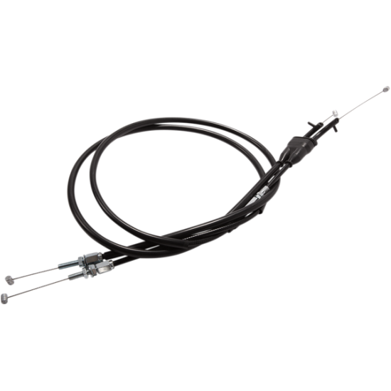 Schwarzer Vinyl-Gaszug CABLE THR HON PUSH/PULL