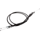 Schwarzer Vinyl-Gaszug CABLE THR HON PUSH/PULL