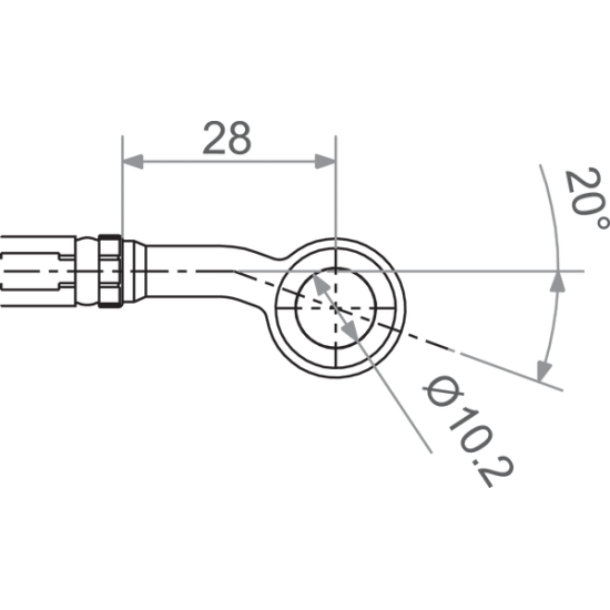 Banjo Varioflex Fitting BANJO M10 20S BK