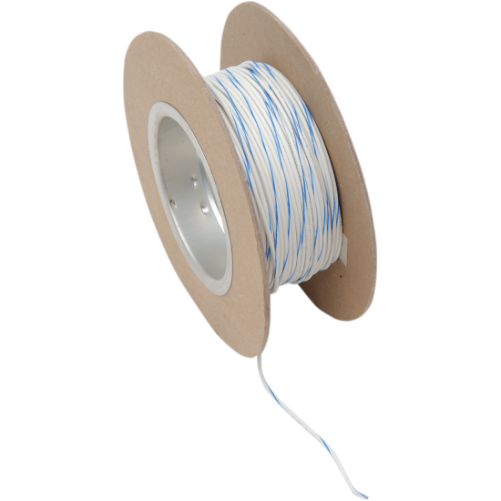 OEM farbige Drahtspule WIRE 18G 100' WHITE/BLUE