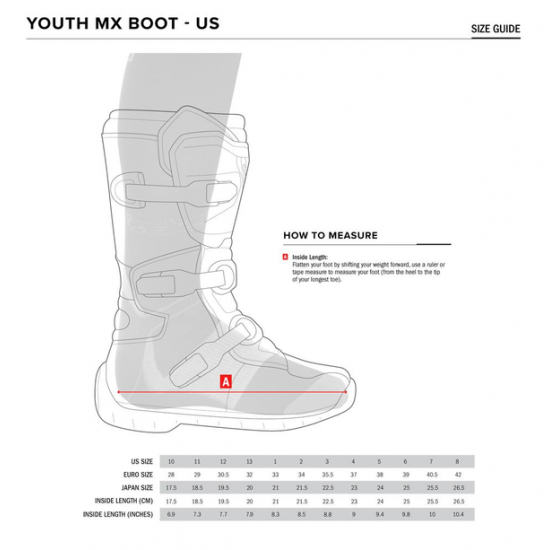 Tech 7S Youth Boots BOOT TECH7S BK/SI/WT/GD 2