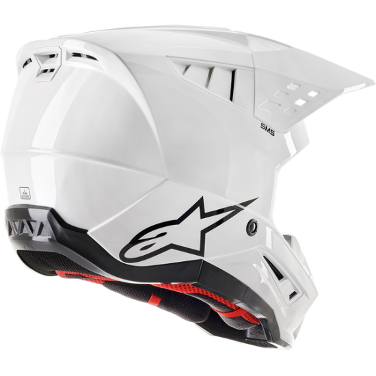 Supertech M5 Solid MX Helm HELMET SM5 SOLID WHT S