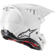 Supertech M5 Solid MX Helm HELMET SM5 SOLID WHT 2X