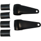 Scheinwerferhalterungen aus Aluguss BRACKET H/LAMP BLACK