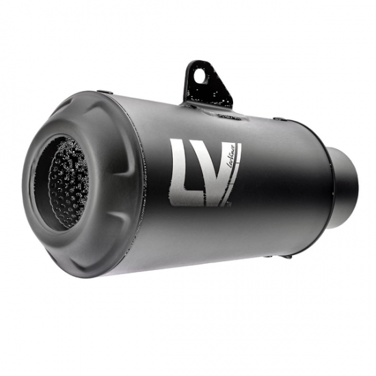 LV-10 Full Black Slip-On Muffler MUFFLER LV10 BK LEONCINO