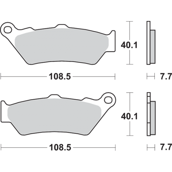 LS Street Excel Sintered Rear Brake Pads BRAKE PAD SINT REAR LS Street Excel Sintered Rear Brake Pads BRAKE PAD SINT REAR