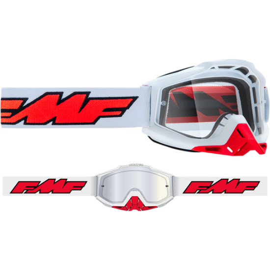 PowerBomb Rocket Goggles GOGGLE ROCKET WH CLR