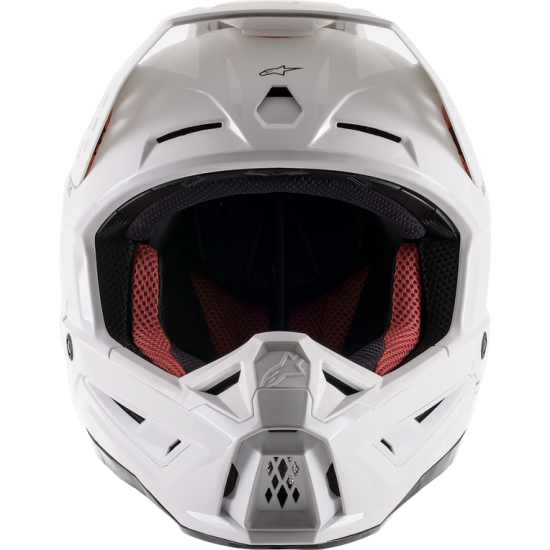 Supertech M5 Solid MX Helm HELMET SM5 SOLID WHT S