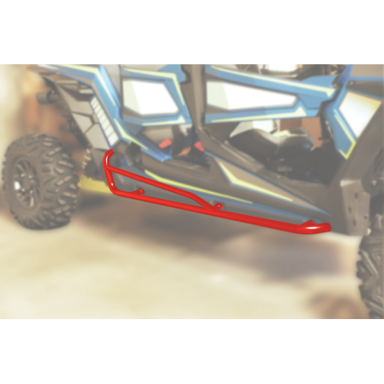 RZR Nerf Bars NERFBARS RZR 4SEATER RED