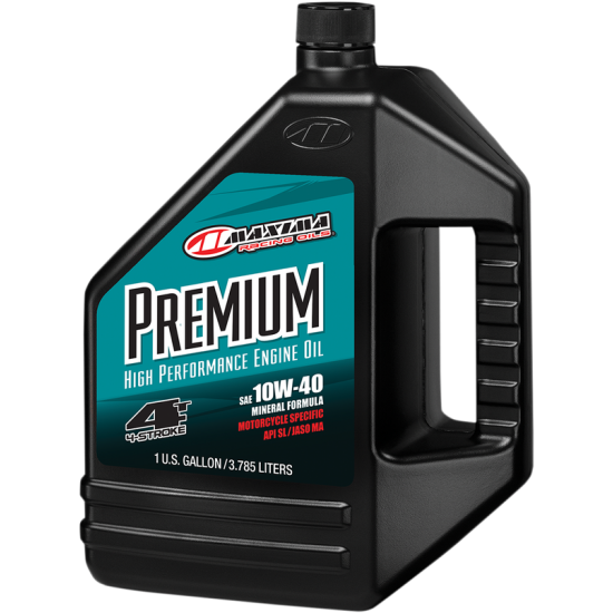Premium High Performance Mineral 4T Engine Oil OIL MAXUM 4 PREM 10W40 GALLON