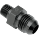 Oil Line Fitting ADPTR -06 TO 1/4NPT BLK ALU Oil Line Fitting ADPTR -06 TO 1/4NPT BLK ALU