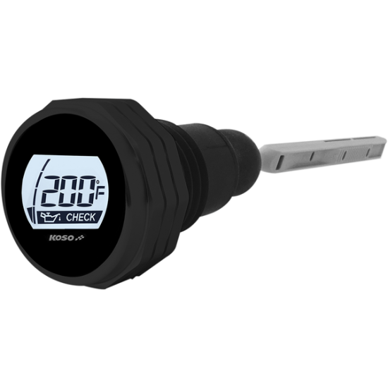 Oil Dipstick OIL TEMP DIPSTICK HD BLK