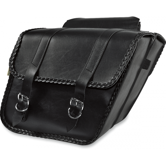 Braided Slant Saddlebags SADDLEBAG SLANT BRAID